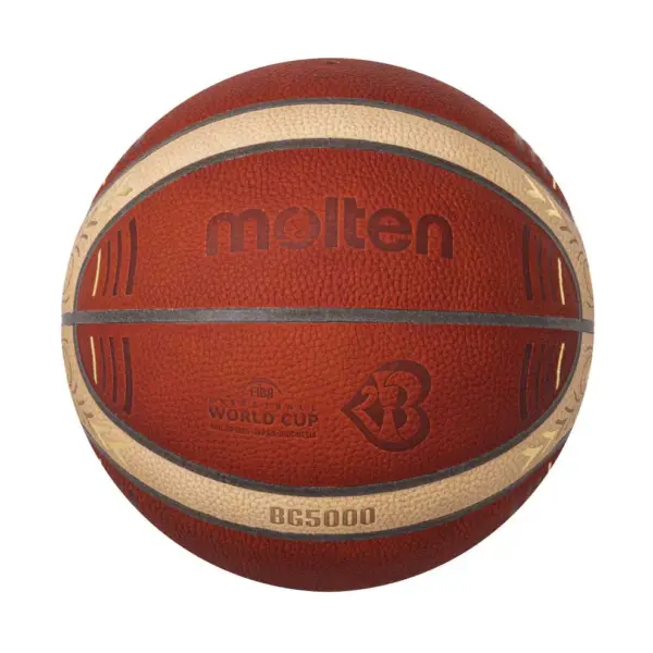 MOLTEN บาสเก็ตบอล หนังแท้ B7G5000-M3P World Cup เบอร์ 7 FIBA Approved