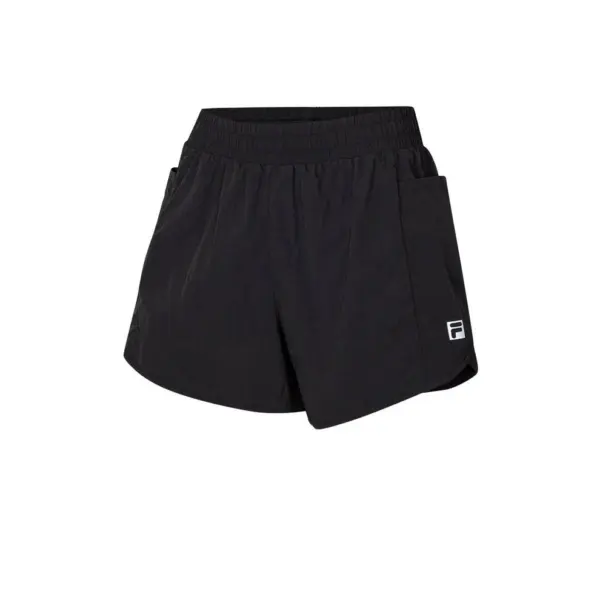 FILA Tennis SHD240817W กางเกงลำลองขาสั้นผู้หญิงสีดำ