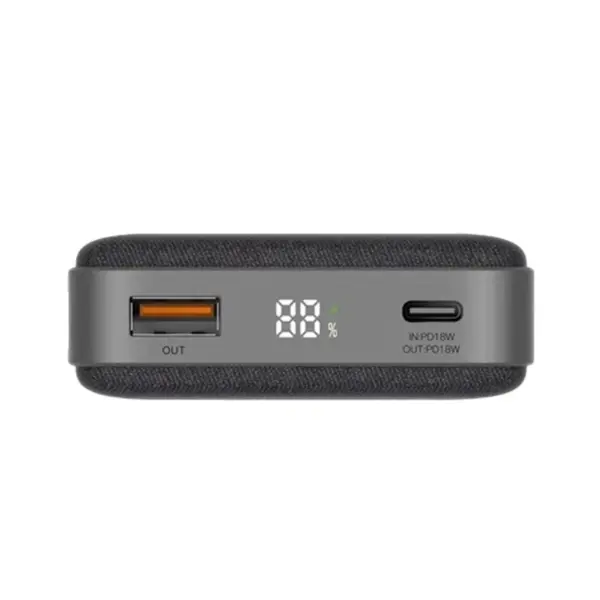 Power Bank EW35 สีเงิน 10000mAh แบตสำรองชาร์จไร้สาย18W ชาร์จเร็ว QC 3.0 - Image 2