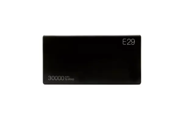 แบตสำรอง รุ่น E29 สีดำ 30000 mAh Power Bank QC 3.0